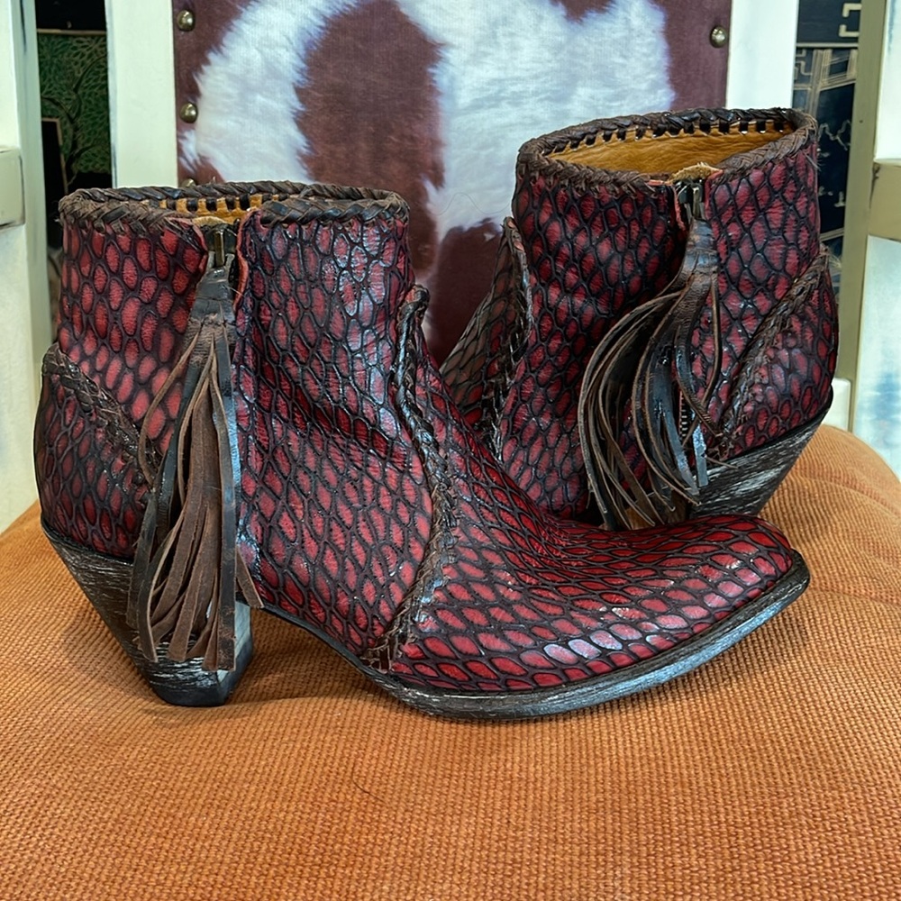 Old Gringo Adela Ankle Cowboy Boots 8.5 - Picture 3 of 7